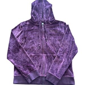 PINK Victoria’s Secret Burgundy Velour Zip Up